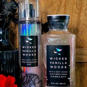 B&BW Wicked Vanilla Woods Bodycare Set